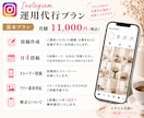 集客に繋がるInstagram運用代行します 実績キャンペーン価格※5名様まで イメージ3