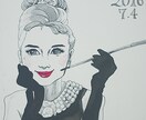 お洒落でアートな似顔絵制作いたします 結婚式のウェルカムボード・お誕生日やお子様・家族の記念に！ イメージ5