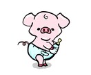ゆるふわ系のイラストを書きます 動物、人間何でも書きます(^^) イメージ5