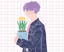 SNSアイコンや一枚絵などのイラストを描きます オリジナルのアイコンで差をつけてみませんか？ イメージ5