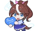 シンプル可愛いデフォルメ描きます あなたのキャラクターを私のミニキャラで可愛く描きます！ イメージ6