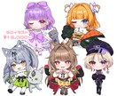 商用利用料込！キラキラかわいいイラストお描きします 配信立ち絵・サムネイル・キービジュアル等、幅広く対応！ イメージ6