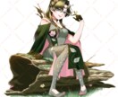 アニメ風のイラストを制作します TRPGや動画、配信など幅広く利用できるイラストをお届け！ イメージ6