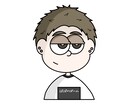 少し変わった絵柄でイラストや似顔絵を作成しています 10件限定！2500円でイラストを作成します！（上半身のみ） イメージ1