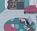イラスト作成します 配信画面、サムネイルなどのイラストを作成します イメージ2