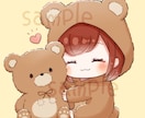 お試し価格で商用無料のちびキャラ描きます ✨ご新規様限定✨お手頃価格でご依頼をお試ししたい方に…！ イメージ5