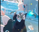 かわいい女の子と爽やかな雰囲気のイラストを描きます あなたのイメージに合うイラストを制作します！ イメージ1