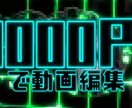 ぴったり「3000円」に合わせて動画編集致します こちらで編集量をご調整致します イメージ1