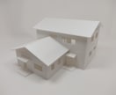 3Dプリンタで住宅の外観建築模型を作成します 3Dプリンタならではのスピード感、仕上がりをお届けします イメージ1