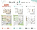 思わず目を引く！おしゃれな家具付き間取り図作ります 不動産広告・民泊に使える間取り図をお好みのスタイルで作成 イメージ4