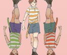 油彩のような雰囲気のあるかっこかわいい人物描きます 物言いだがなエモーショナルなイラストお任せください! イメージ2
