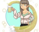 SNSのアイコン等にも使えるイラスト描きます 等身高いものからデフォルメイラストまで！ イメージ2