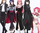 立ち絵イラスト制作します 夢主様、オリキャラ、VTuberなど 立ち絵の制作をします！ イメージ2
