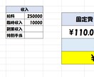 超簡単に入力できる家計簿を販売します プルダウンで項目を選択し、数字を入れるだけ イメージ1