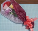 母の日カーネーションの贈り物、作ります カラーペーパーだから丈夫でずっと飾れるフラワーアート イメージ10