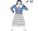お洒落なファッションイラストお描きします お洒落なファッションイラストをお描きします！ イメージ1