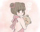きゅるんと可愛いイラスト描きます アイコンなどに使えるイラストを描きます イメージ6