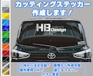 カッティングステッカーをお作りします お店の窓、車の宣伝に貼れば注目度アップ！ イメージ1