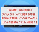 プログラミングに関する不安、お悩み相談お受けします 【未経験・初心者OK。どんな些細なことでも大歓迎！】 イメージ1