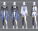 Live2D用・IRIAM用立ち絵を制作いたします 魅力的なキャラクターで配信したい方におすすめ！ イメージ4