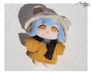もっちり可愛い！オリジナルミニぬいを作ります 染色により幅広い色の髪が作れます！ イメージ6