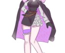 立ち絵・背景付き1枚絵、お描きします 素早く丁寧にそしてお手軽に、イラストをお描きします！ イメージ2