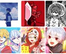 歌ってみた・配信で使えるオリジナルイラスト描きます お好みの絵柄に寄せることも可能◎ イメージ7