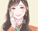 キラキラで透明感のある人物イラストを描きます SNSアイコンにおすすめ！似顔絵も大歓迎です◎ イメージ5