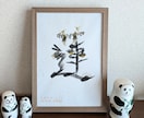 縁起物の花文字で、世界に一つの命名書を描きます ご出産記念や初節句に。お子様の健やかなご成長とご多幸を祈って イメージ1