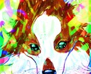 極彩色でビビッドな「生きている似顔絵」を描きます パッと目を引く！ビビッドでポップな唯一無二の似顔絵です。 イメージ2