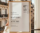 シンプルでナチュラルなウェルカムボード作ります 飾るだけで海外風で大人っぽいナチュラルウェディングに♪ イメージ8