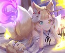 可愛い女の子の１枚絵イラストお描き致します ＊動画（歌ってみたやサムネイル等）、ゲーム、書籍などにぜひ！ イメージ4