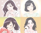 女性向け♢おしゃれ可愛いアイコン描きます 副業・ビジネスでお困りの方に/X等のSNS/名刺 イメージ9