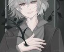 パッと目を惹く★ダークで繊細な世界をお描きします 2名限定お値引！サムネ、Vtuber、MV、書籍表紙など！ イメージ2