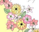 イラスト/アイコン作成　可憐なイラストを描きます お花モチーフの可愛いイラストを描きます。 イメージ5
