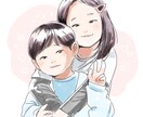 やさしいタッチの似顔絵お描きします SNSのアイコンや待ち受けにもオススメです イメージ2
