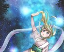 立ち絵、1枚絵、動画サムネイルイラスト等作成します キャラクターデザインのみもお受けします！ イメージ9