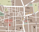 かわいい、おしゃれな地図・チラシを作ります web用、印刷用の親しみやすい地図作成（A4まで） イメージ5