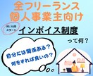 消費税のインボイスに関するご相談に乗ります インボイスが何か全く分からない状態でも優しくご説明します イメージ1