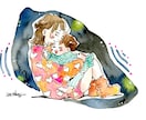 商業利用可！挿絵・イラスト描きます 絵本の世界観のような、水彩アートを制作します。 イメージ4