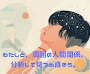 あなたが抱える人間関係の問題、深く分析します 自分と周囲の関係性を言語的に整理し、理解を深めましょう イメージ1