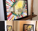 オリジナルの絵を制作します 個性的アートをインテリアに。Tシャツ等へのペイントも可能です イメージ7