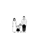 線画！お写真を元にご家族などのイラストを描きます 還暦祝い、結婚祝い、お誕生日のプレゼントなどに最適です。 イメージ8