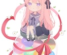 可愛いミニ・ちびキャラ描きます 商用利用は追加料金で可！全身作成は約1万円～ イメージ5