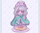 かわいいデフォルメイラストを制作します ステッカー等のグッズにおすすめ◎ イメージ4