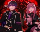 Vtuber・配信者向け 高品質イラスト制作します 印象に残る世界観と空気感を表現 イメージ4