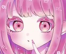 アイコンやヘッダーサイズのかわいい女の子を描きます かわいい女の子イラストであなたのSNSを彩ります！ イメージ3