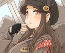一枚絵や、アイコン・ヘッダーのイラスト製作致します 個性的なアイコンの作成をしてみませんか？ イメージ5