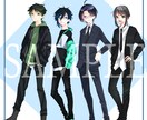 3000円で全身立ち絵描きます TRPGやゲームなど、用途に合わせてキャラクター描きます！ イメージ6
