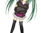 表情差分3種付き♪立ち絵描きます 萌え系の絵柄で、美少女から男キャラまで幅広く対応 イメージ3